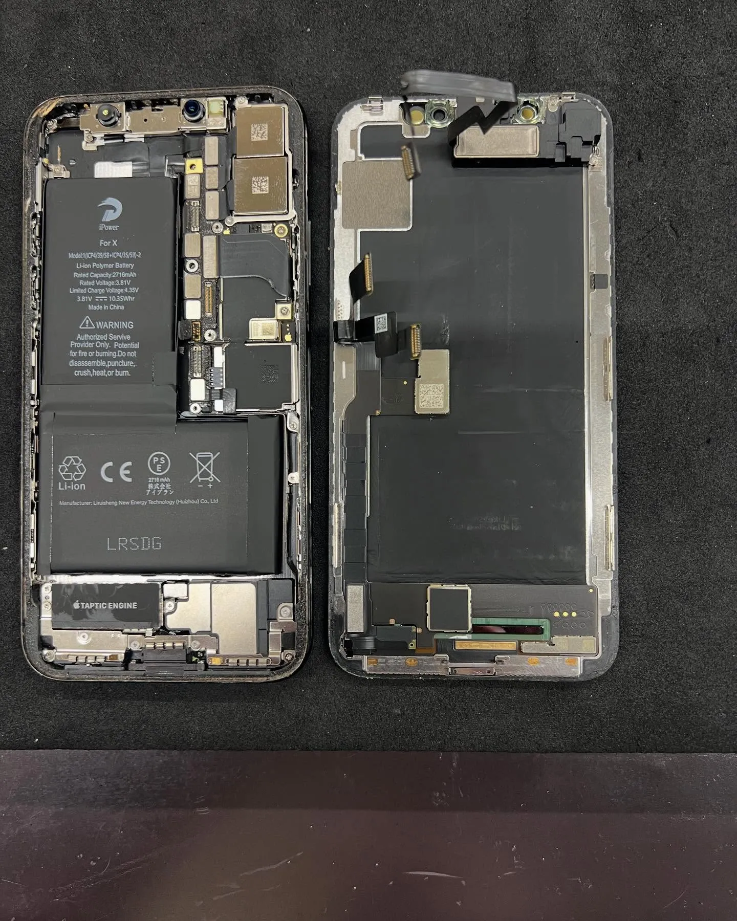 iPhoneXの画面修理