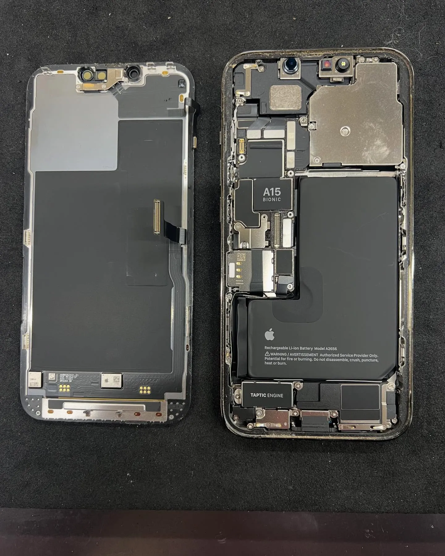 iPhone13proの充電コネクター修理
