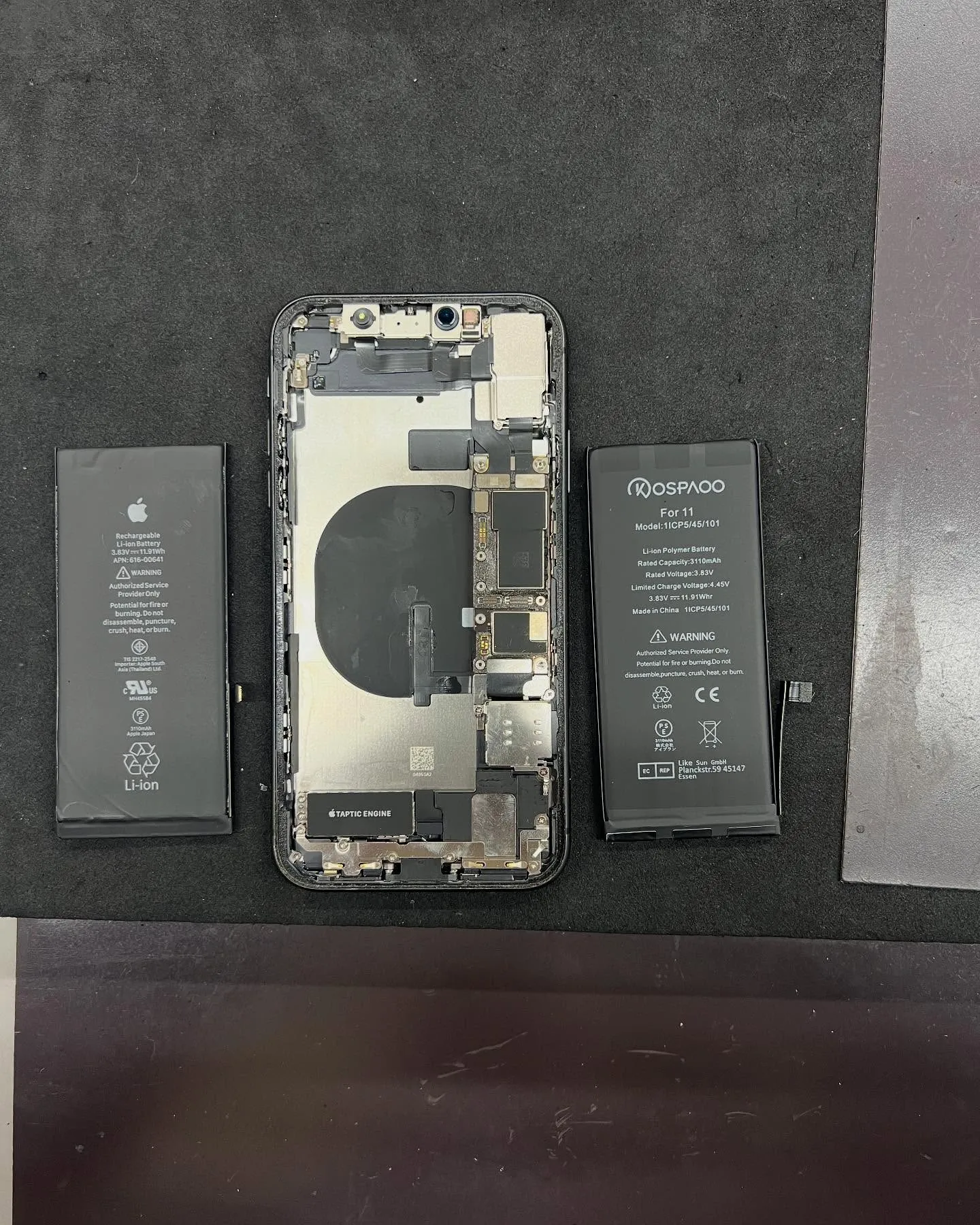 iPhone 11のバッテリー交換