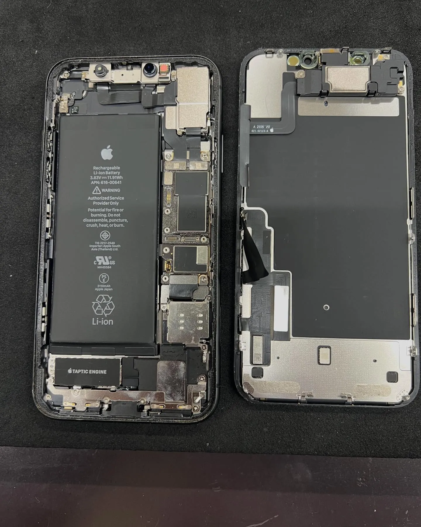 iPhone 11のバッテリー交換