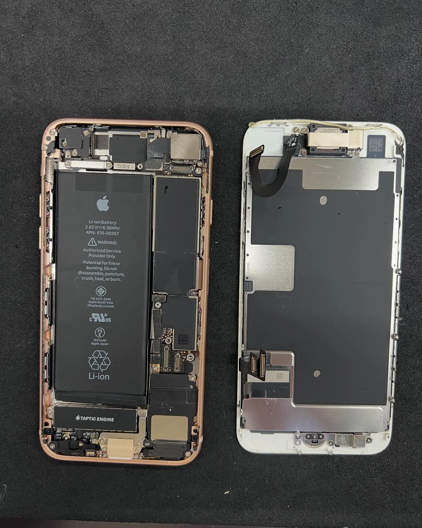 iPhone8のバッテリー交換