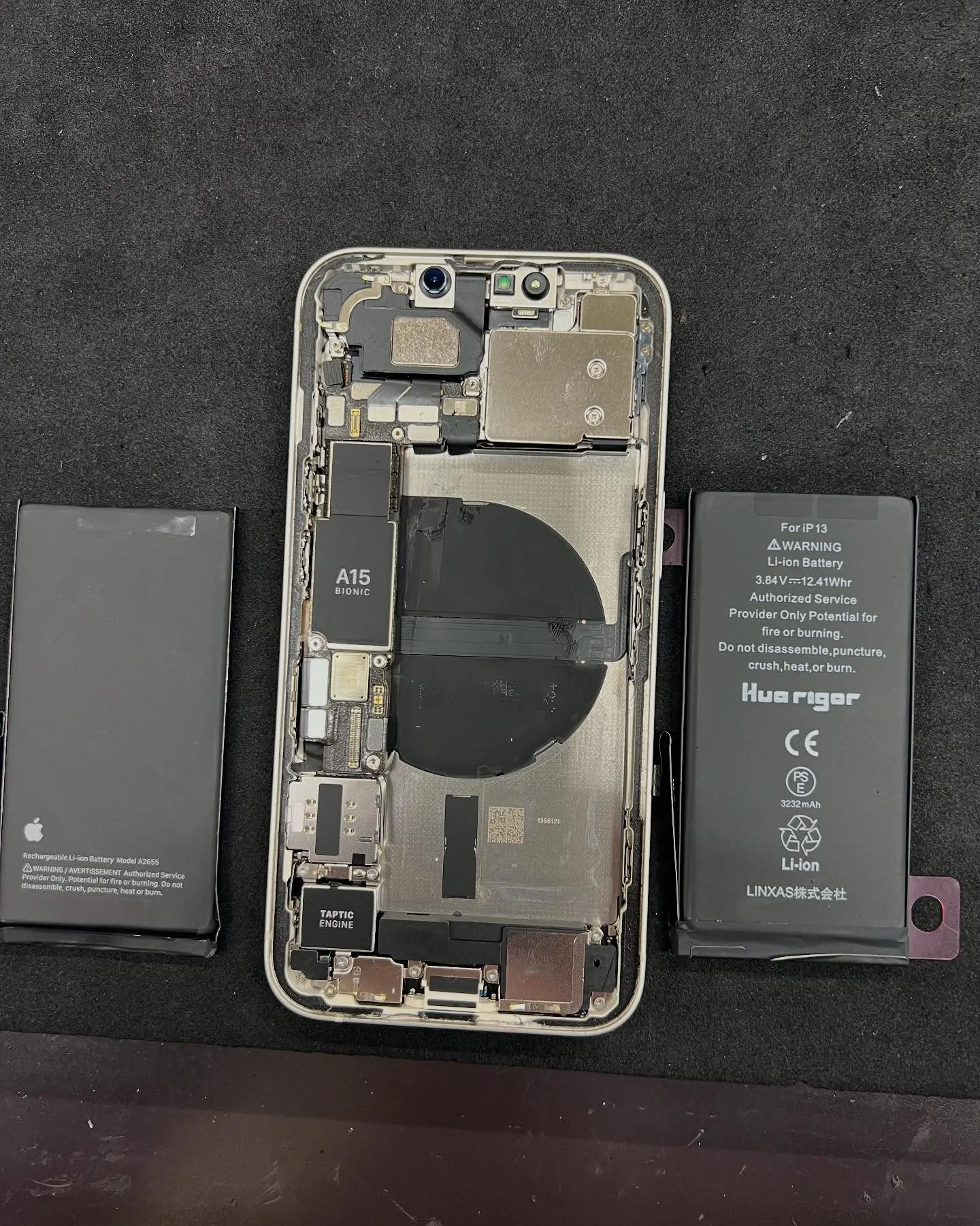 iPhone13のバッテリー交換