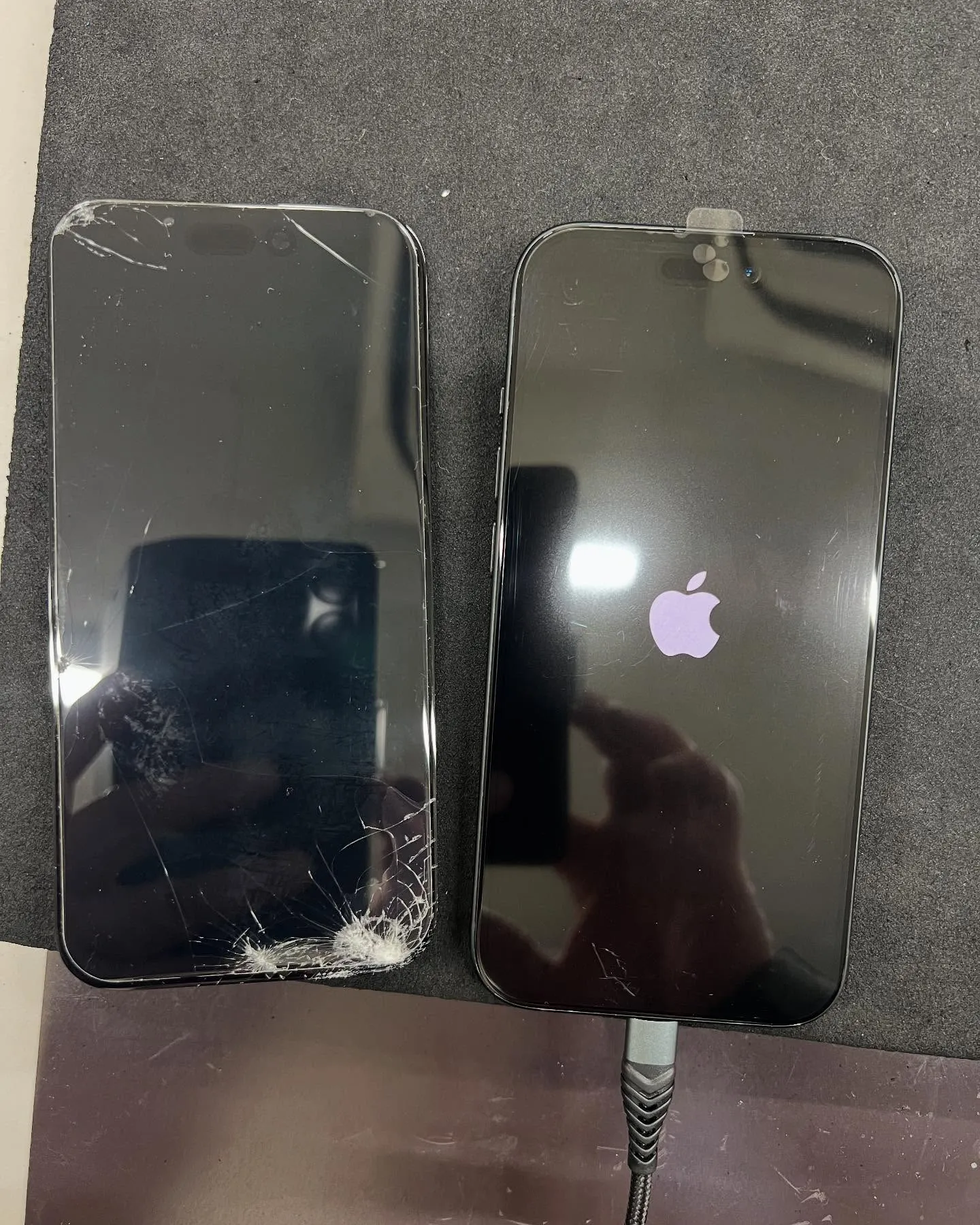 iPhone15の画面修理