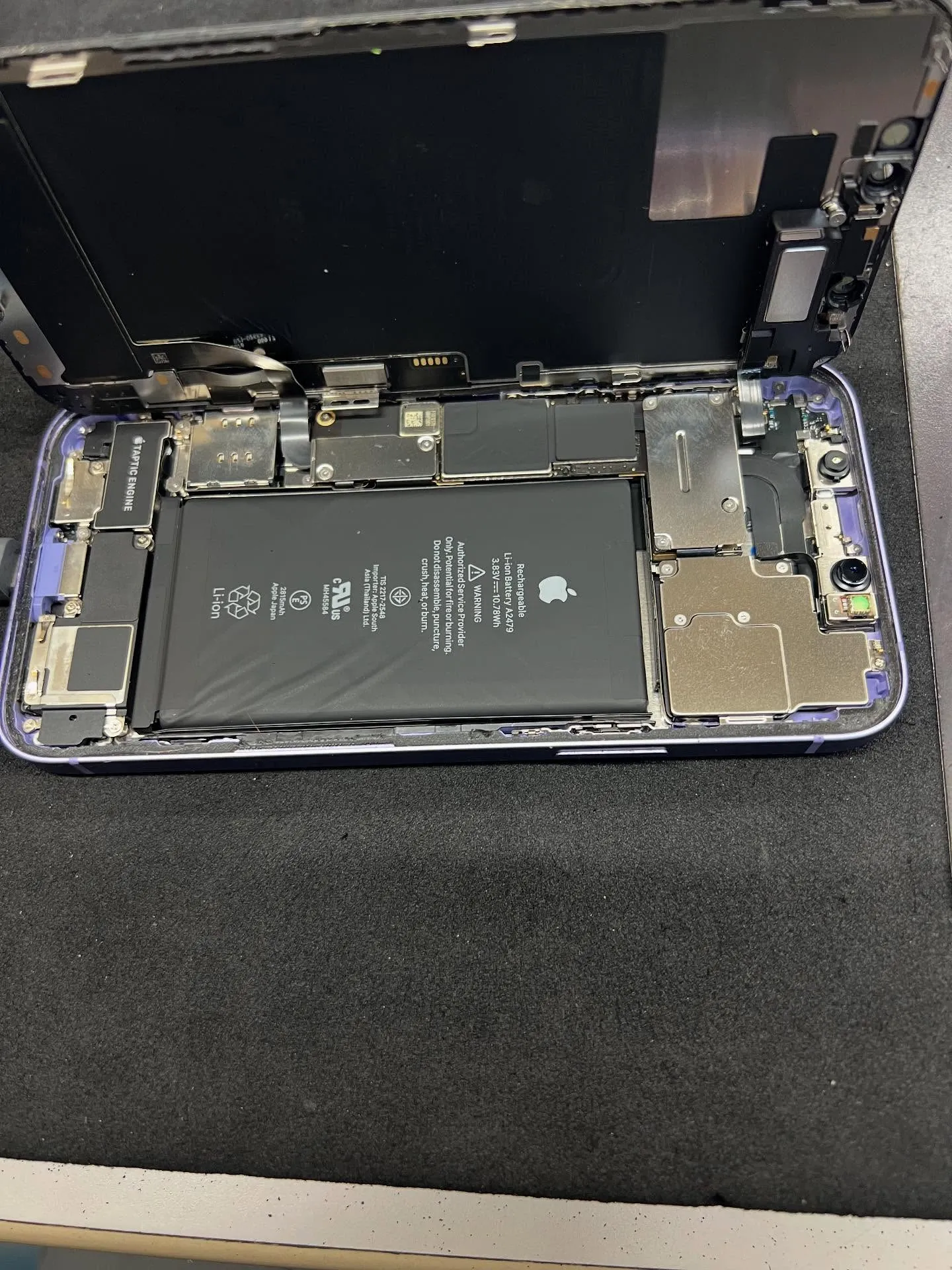 iPhone 12miniのバッテリー交換