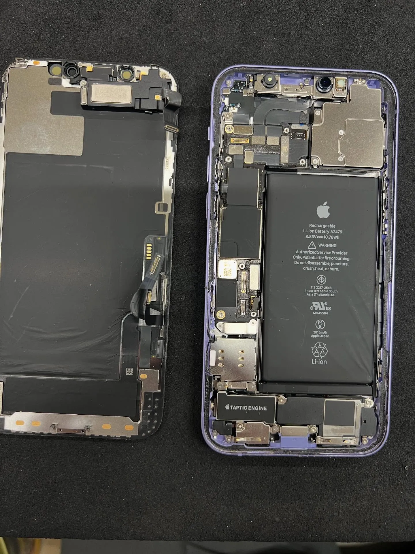 iPhone 12miniのバッテリー交換