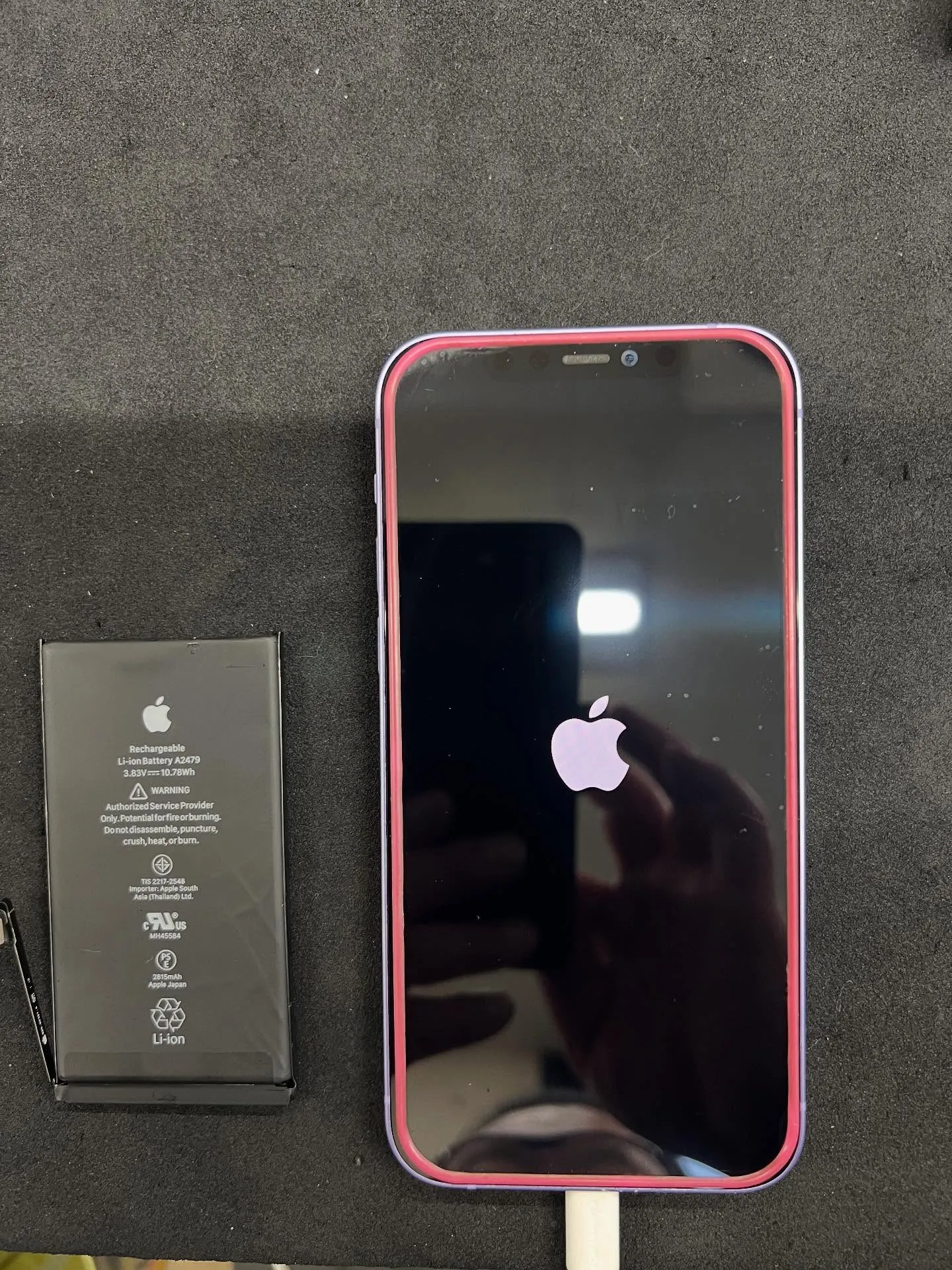 iPhone 12miniのバッテリー交換