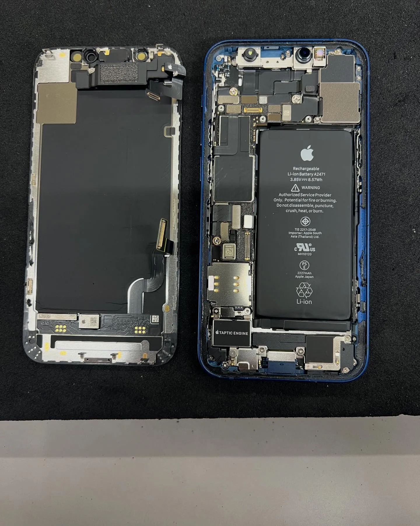 iPhone 12miniのバッテリー交換