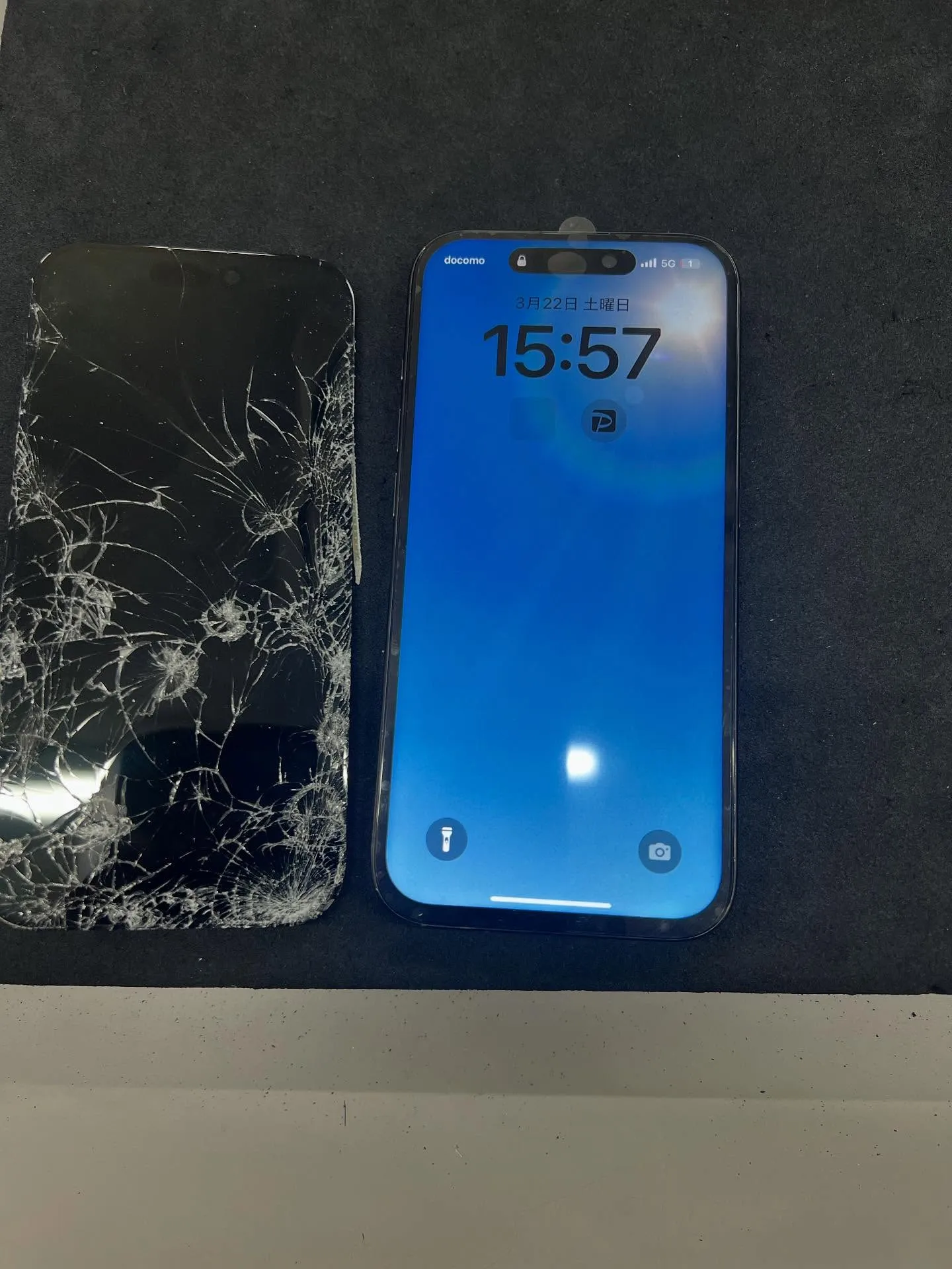 iPhone 15proの画面修理