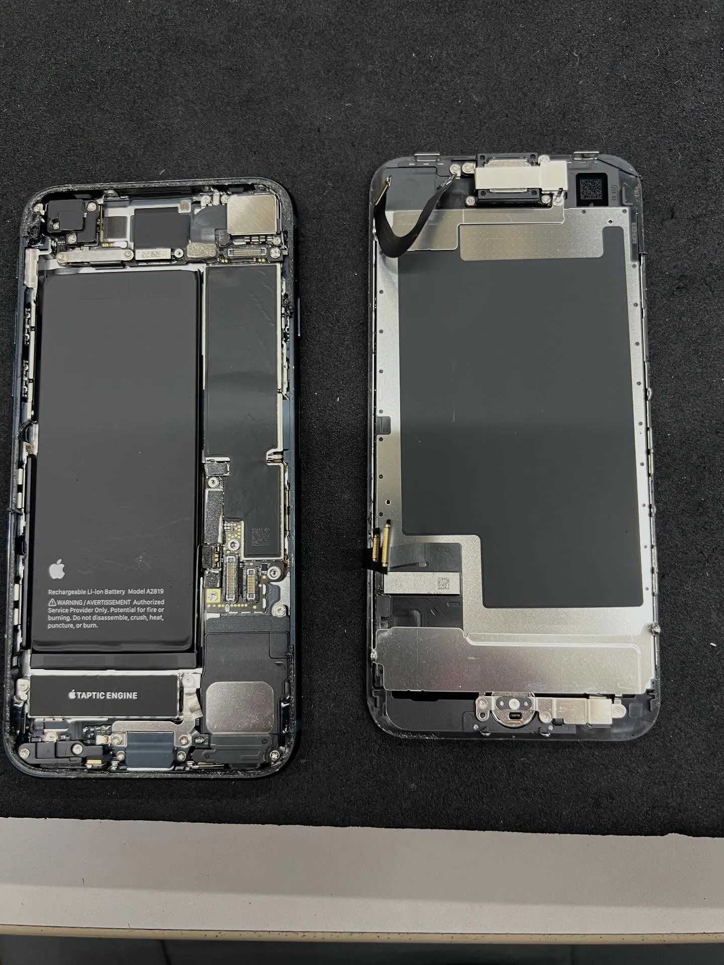 iPhone SE3の画面修理とバッテリー交換