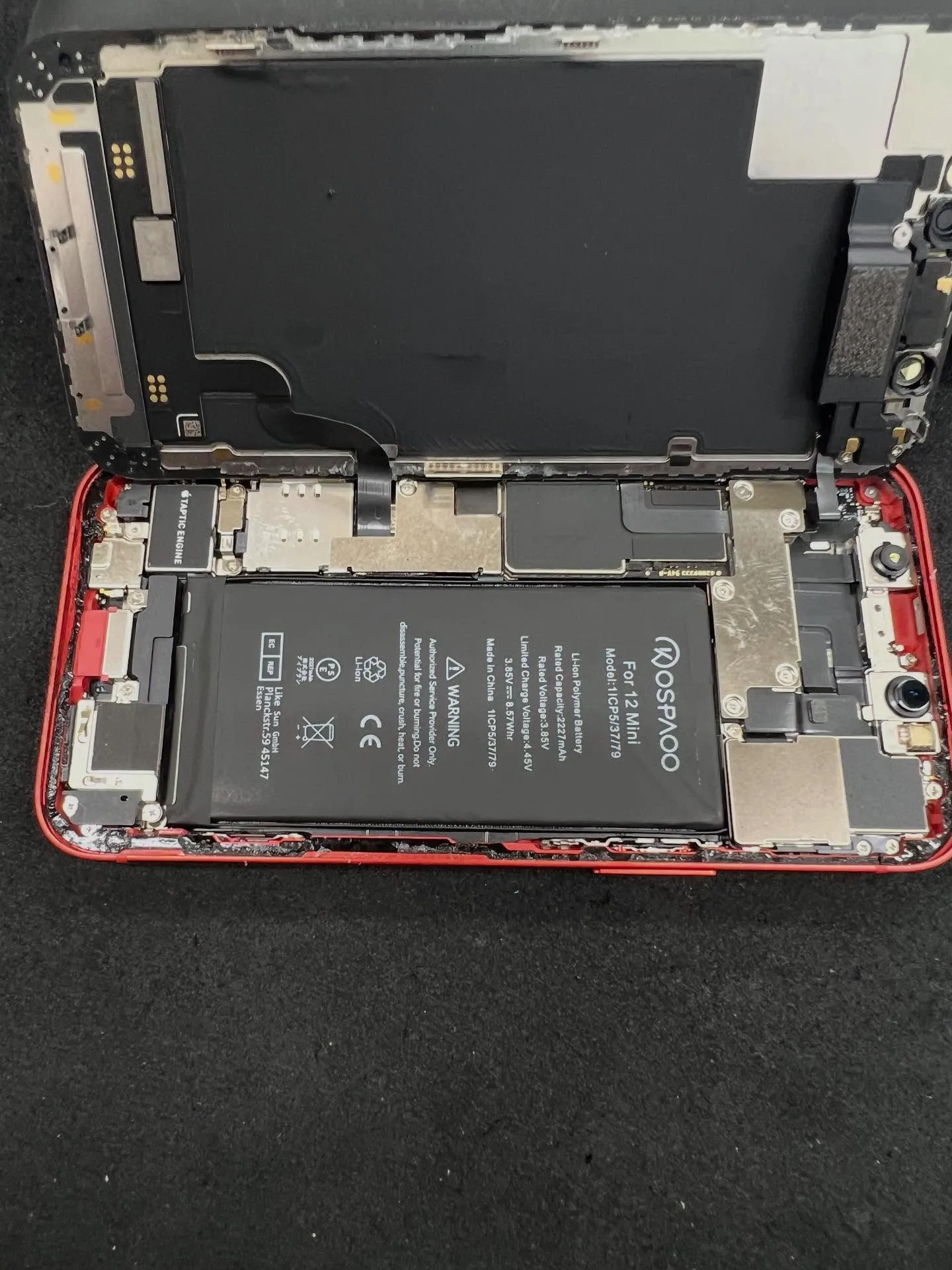 iPhone12のバッテリー交換