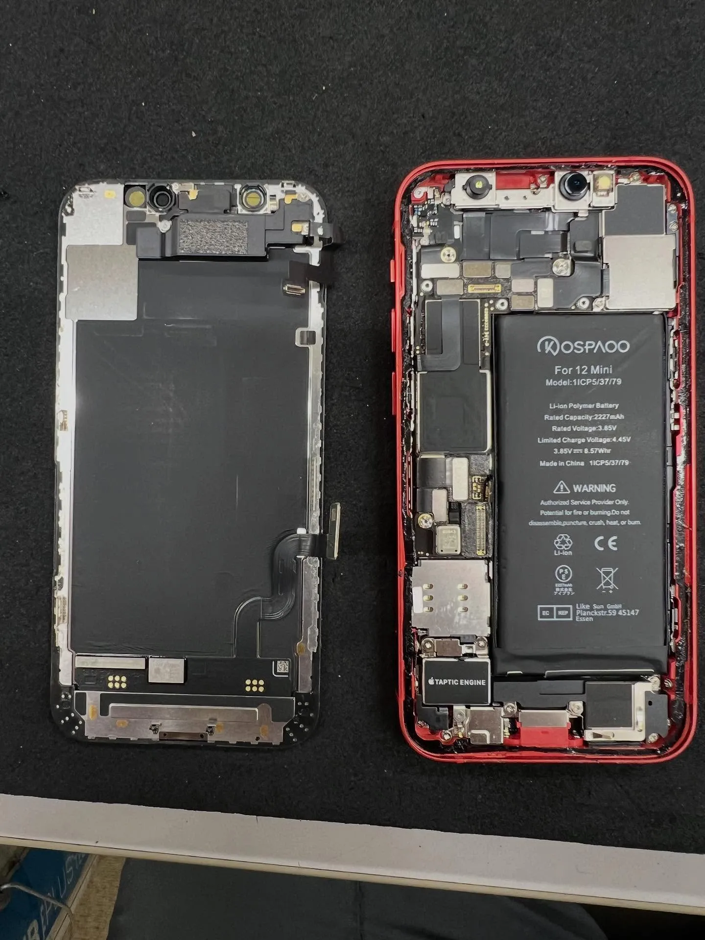 iPhone12のバッテリー交換