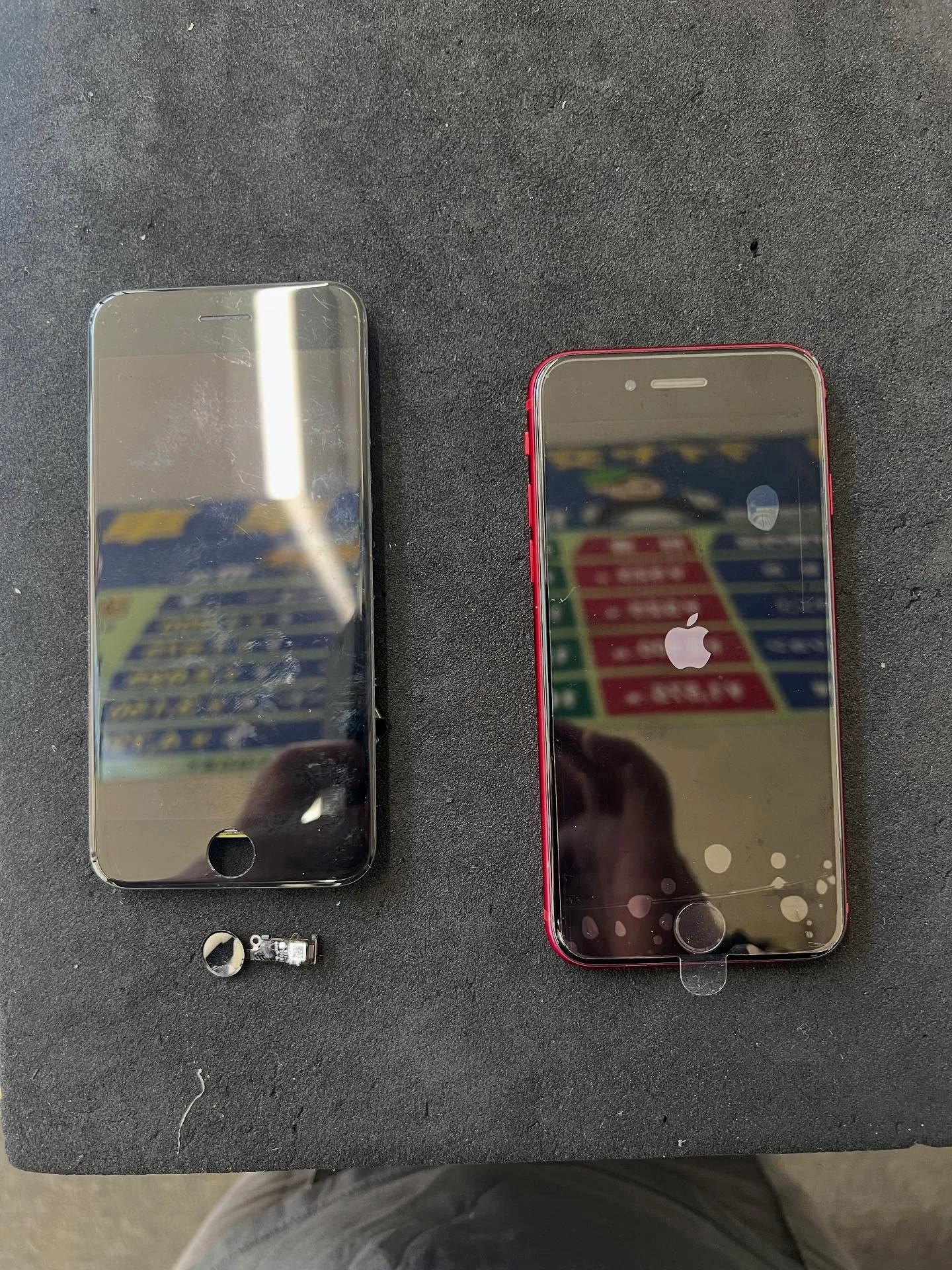 iPhoneSE3の画面修理とホームボタン修理