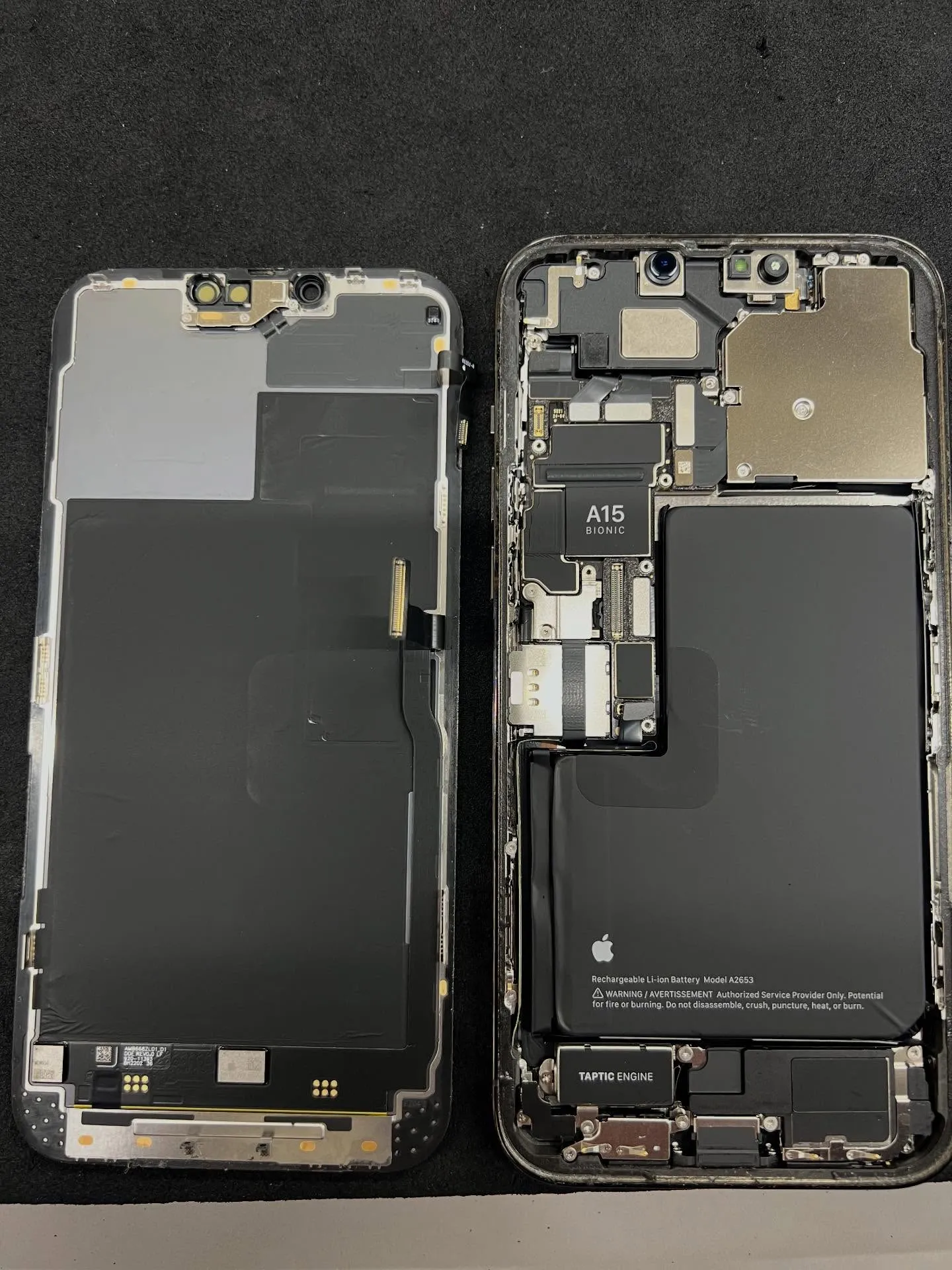 iPhone13pro のリヤカメラ修理