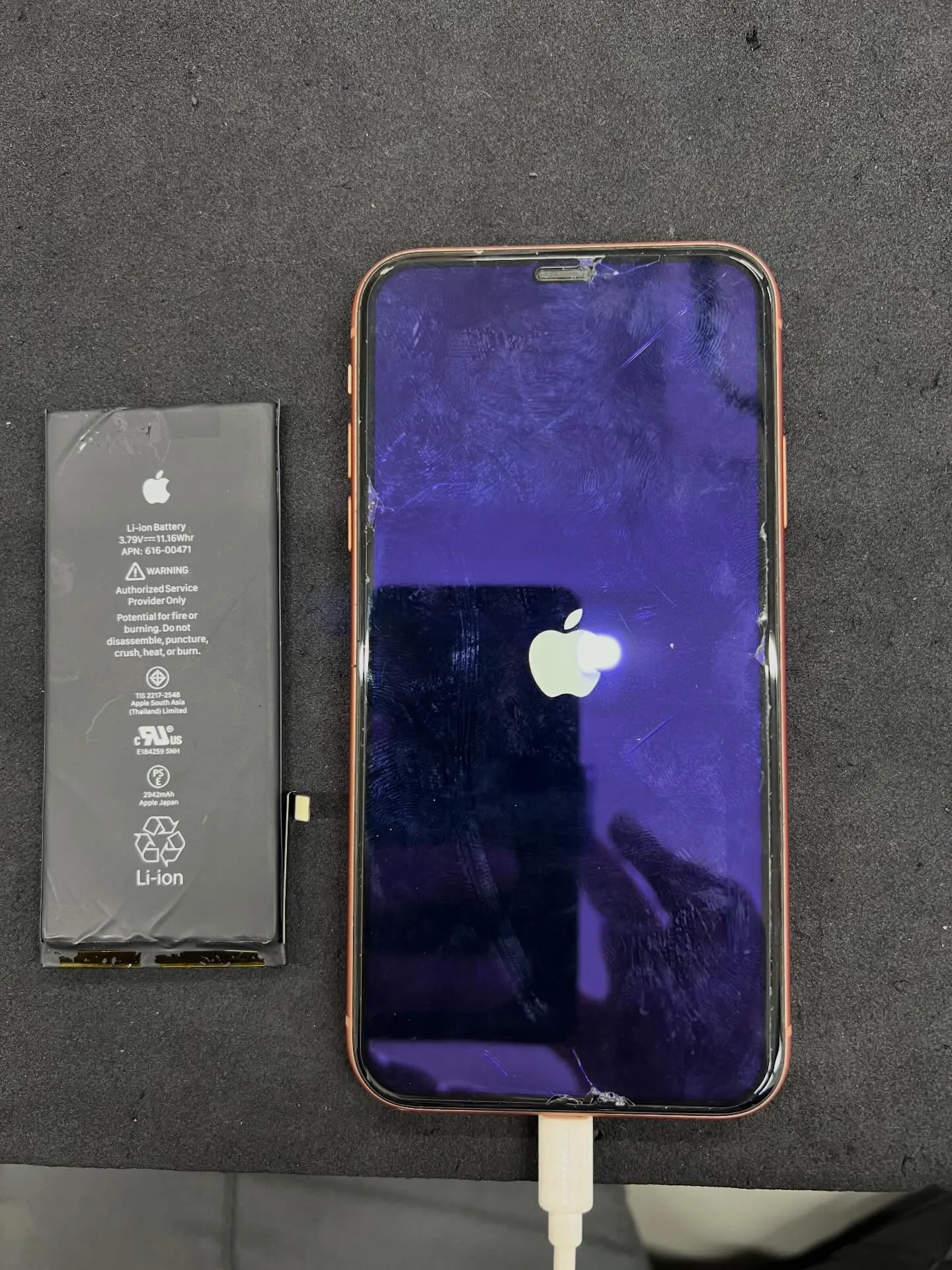 iPhone11のバッテリー交換