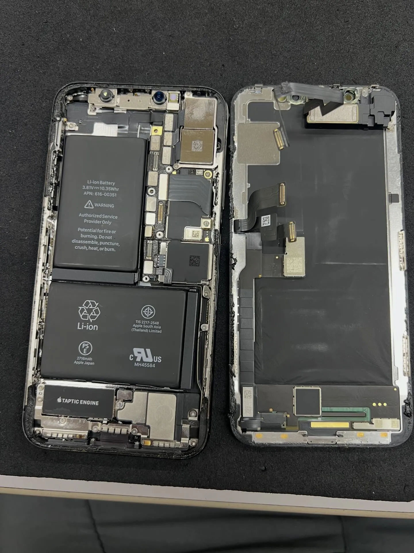 iPhoneXの画面修理