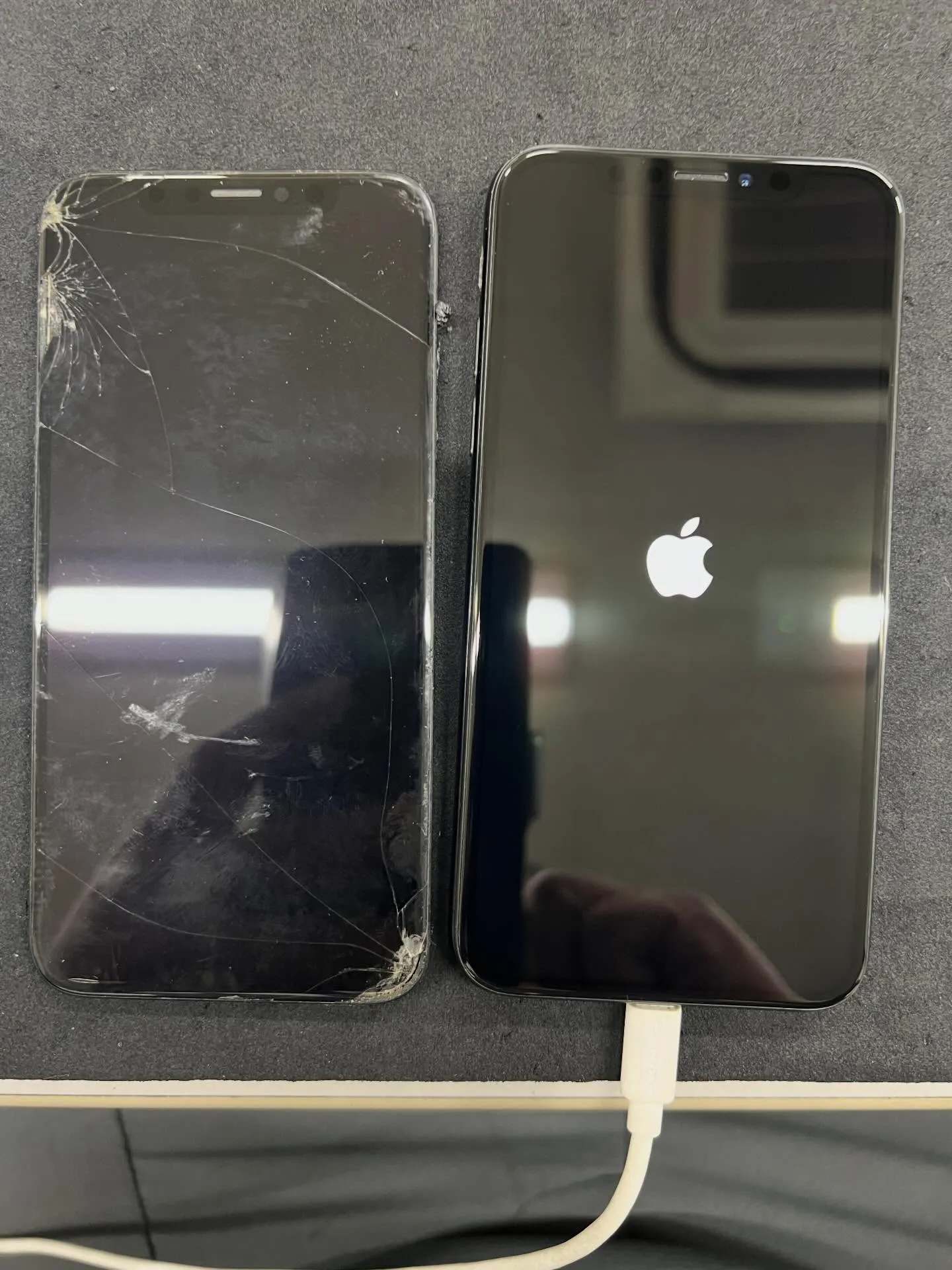 iPhoneXの画面修理