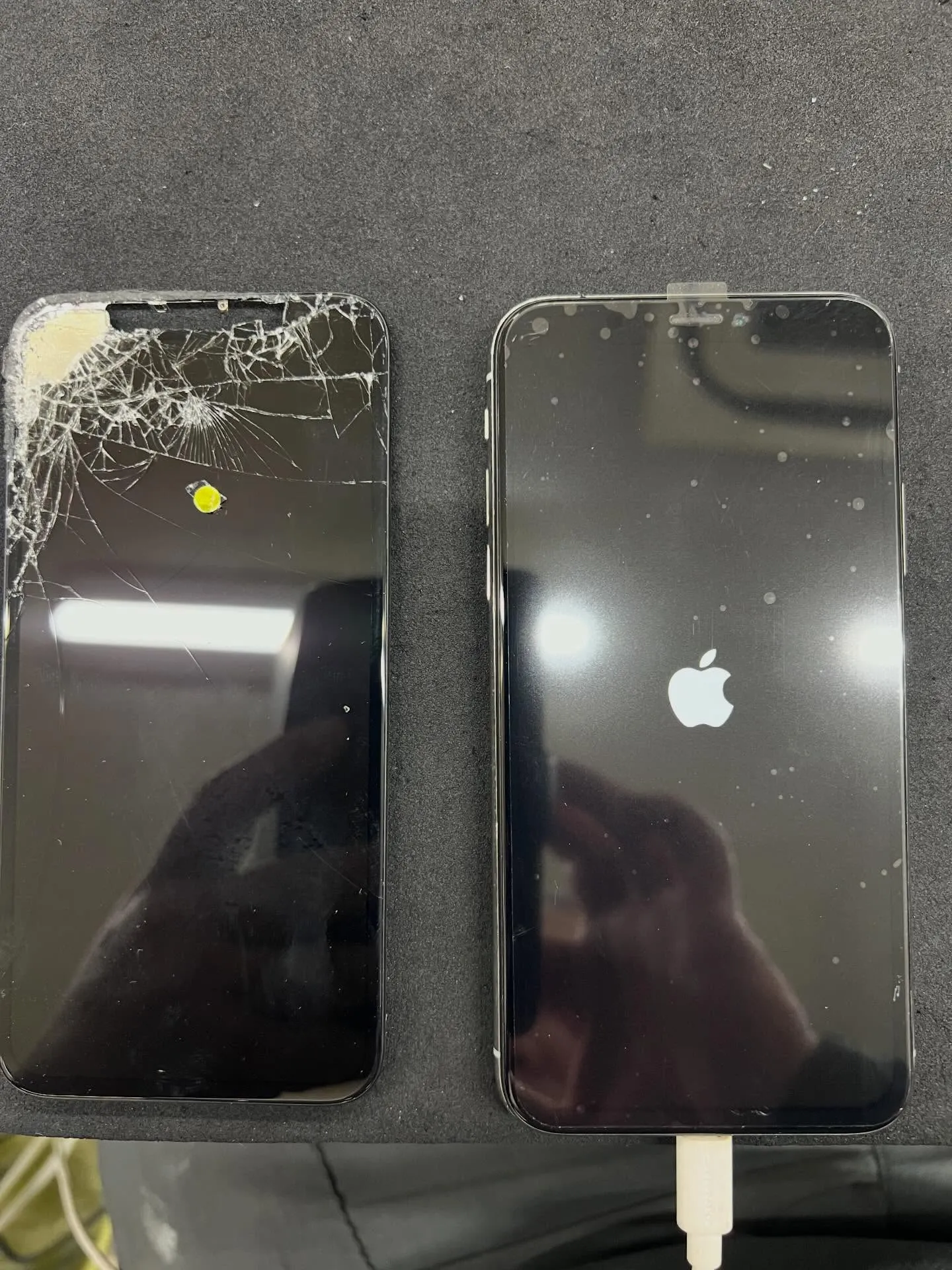iPhoneXの画面修理