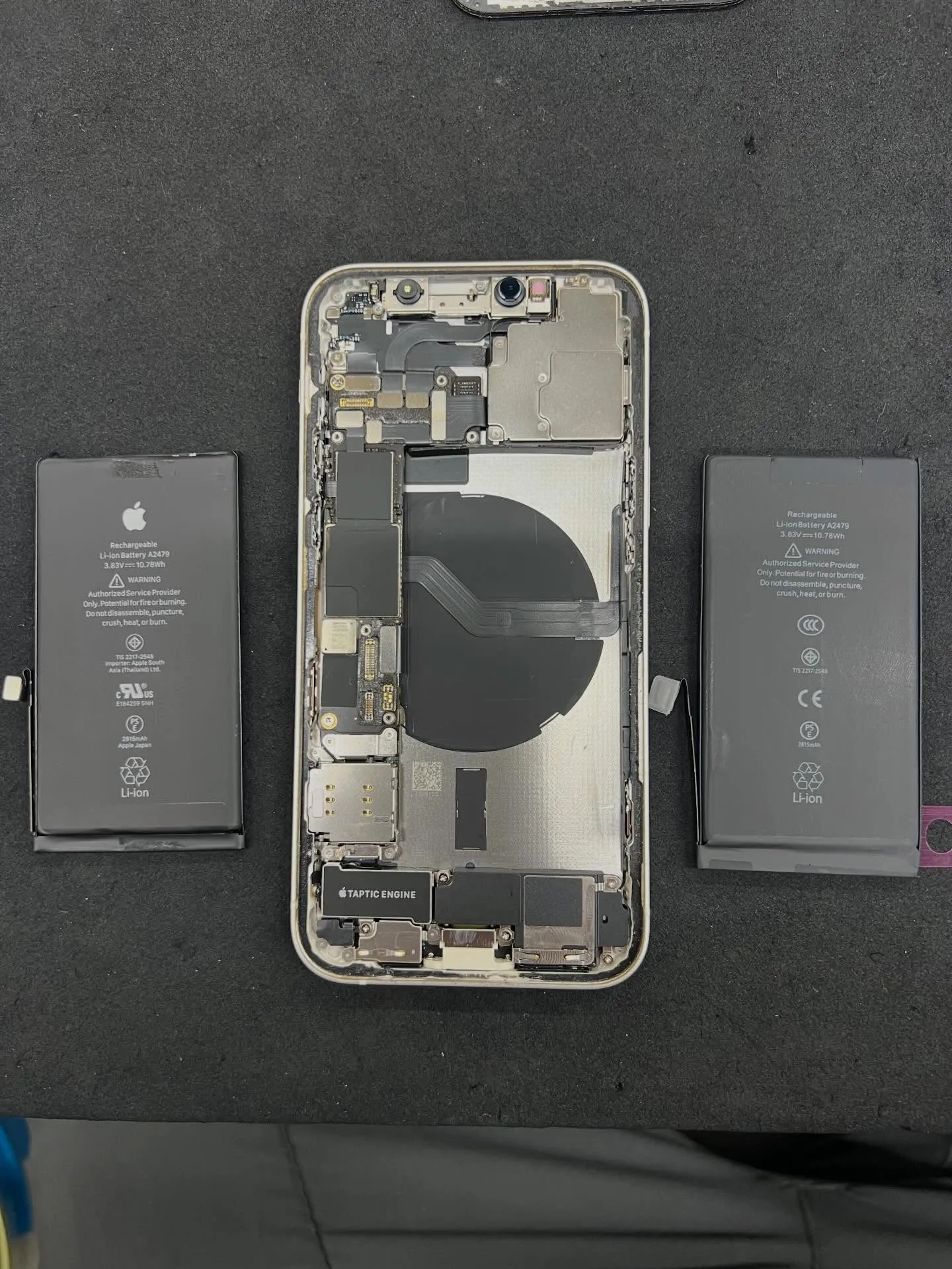 iPhone12のバッテリー交換